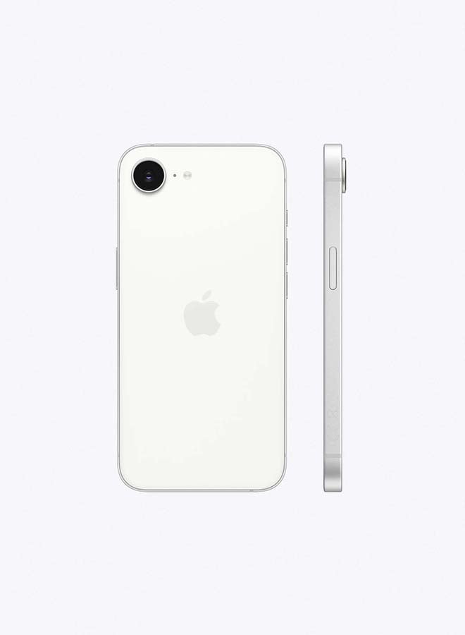 ابل  آيفون 17e 256GB أبيض 5G (شريحة نانو + eSIM) مع فيس تايم - النسخة الدولية - Image 2