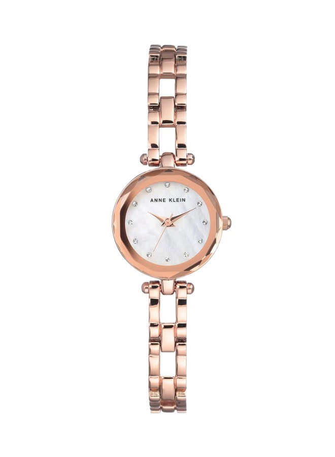 آن كلاين ساعة يد بعقارب مصنوعة من الصلب طراز AK3120MPRG - Image 1