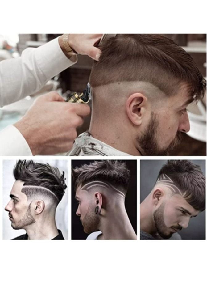 ELTRAZONE Professional Mens Hair Trimmers, Cordless Rechargeable Beard Trimmer T-Blade Hair Clippers for Men, 0mm Zero Gapped Baldhead Shaver with 3 Combs - Image 4