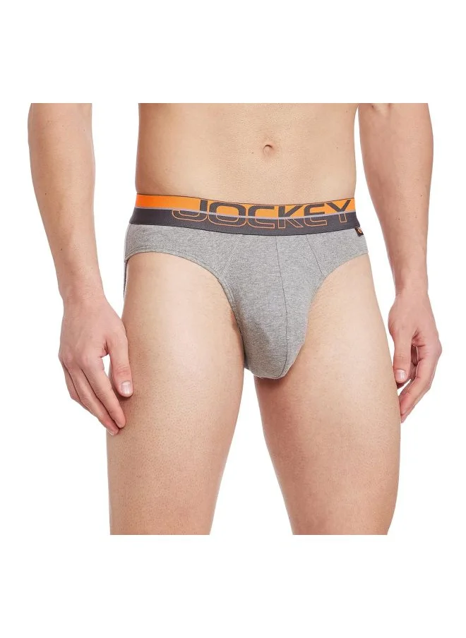 JOCKEY Jockey FP02 Men Super Combed Cotton Rib Solid Brief with Ultra soft Waistband