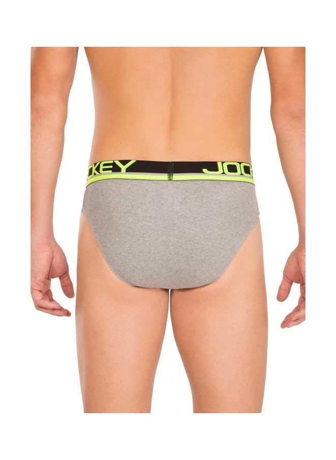 JOCKEY Jockey FP02 Men Super Combed Cotton Rib Solid Brief with Ultra soft Waistband  - Image 4