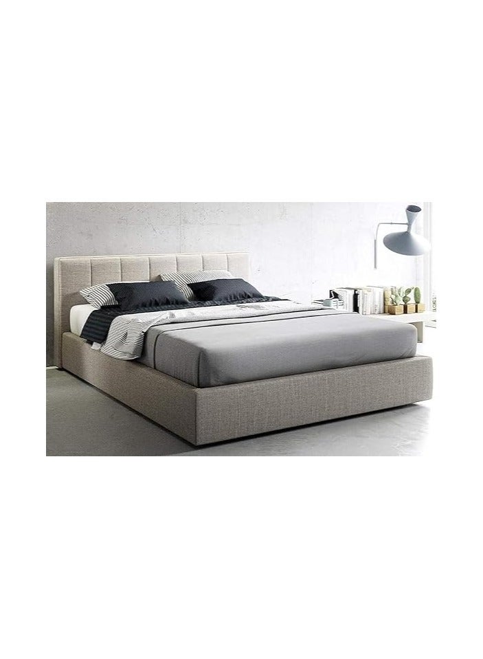 Ripple FURNITURE Modern Designer King Size Bed Frame 