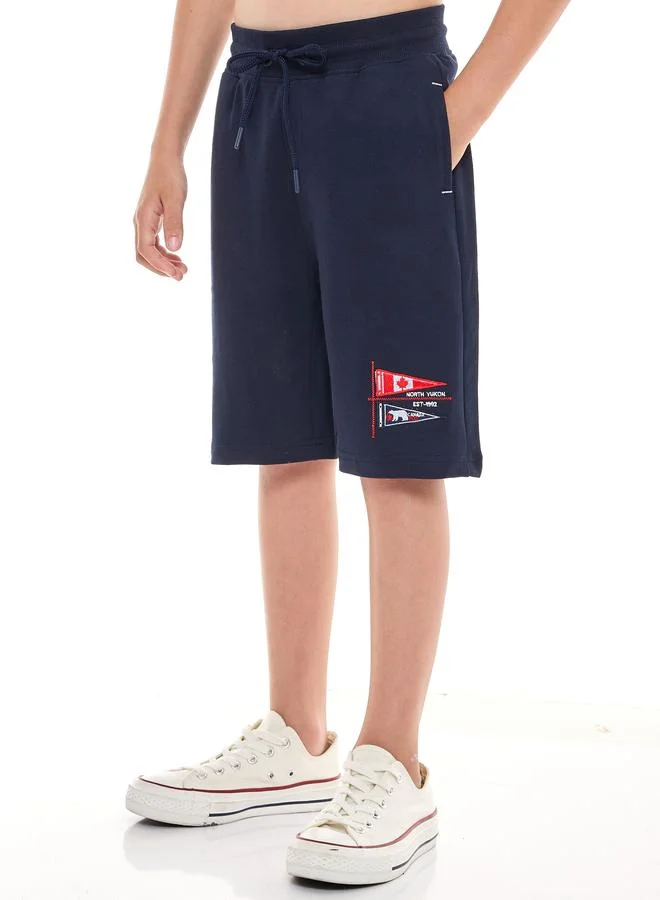 فكتور اند جين Embroidered Detail Polo T-Shirt & Shorts Set by Styli