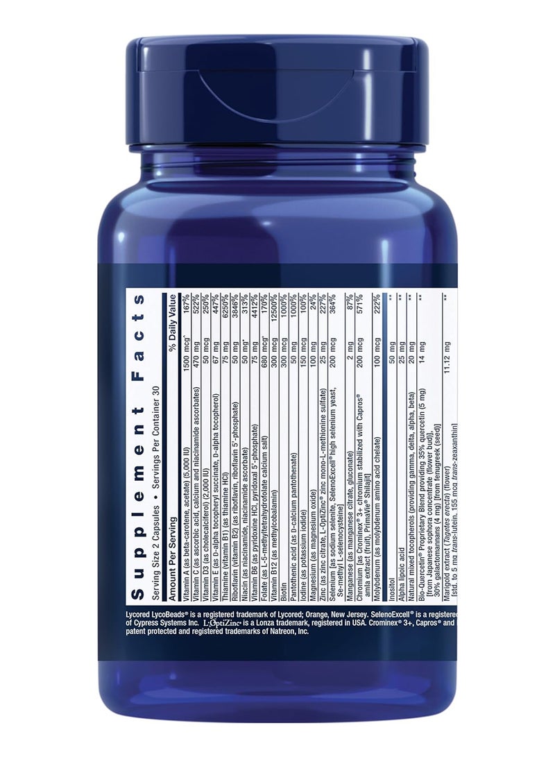 Life Extension Two Per day Multivitamin And Minerals 60 Capsules - Image 2