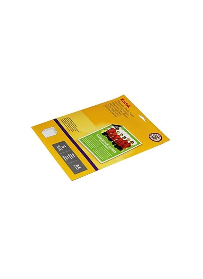 Kodak - Magnetic Photo Paper A4 5 Sheets - Image 1