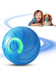 Kimaya Interactive Dog Toy Ball, Magic Ball Dog Toy, Interactive, Intelligence Toy for Dogs, Automatic Rolling Dog Ball for Small, Medium, Large Dogs (Blue)  - Image 1