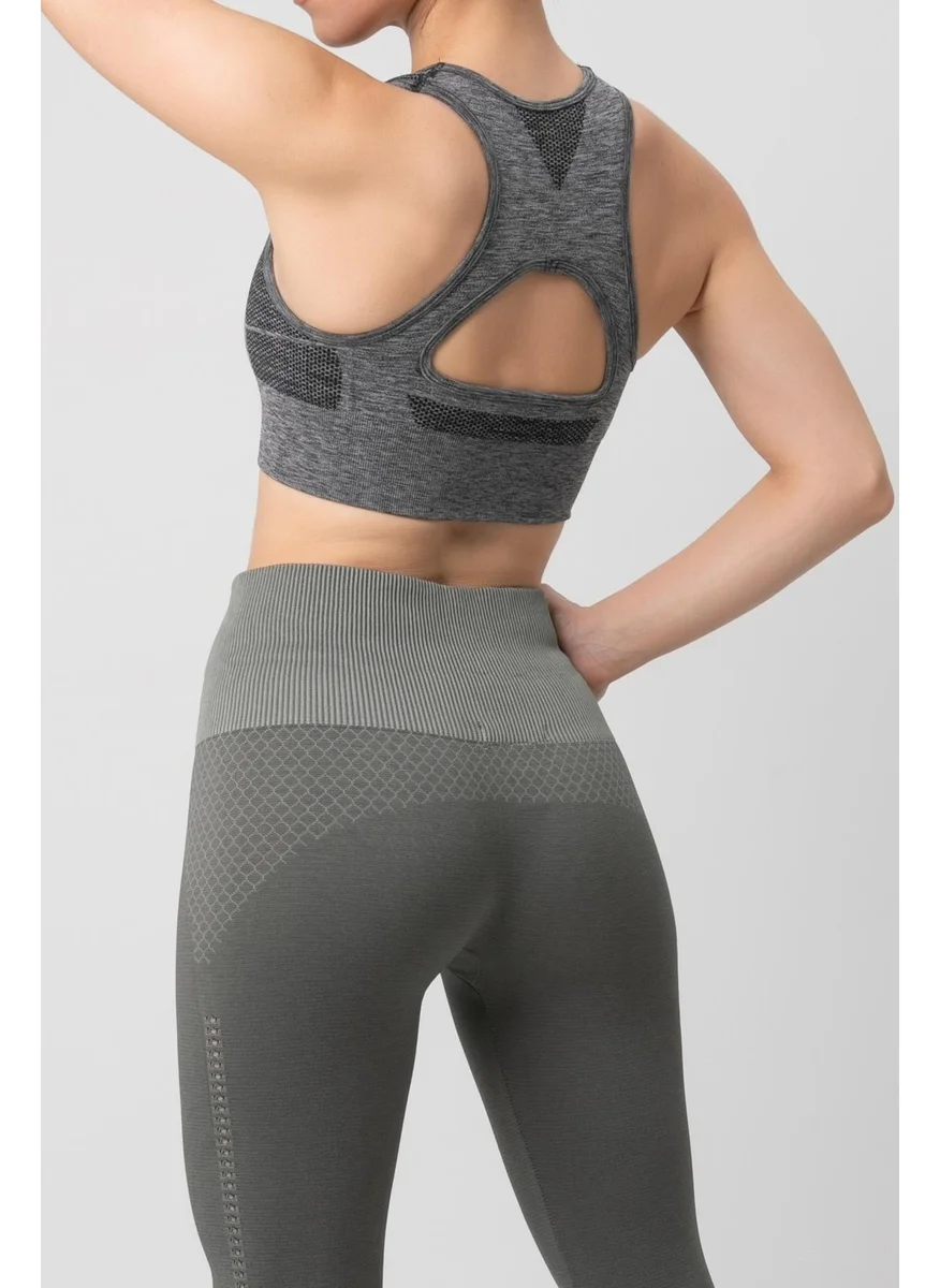 دو رى مى Seamless Swimmer Padded Sports Bra