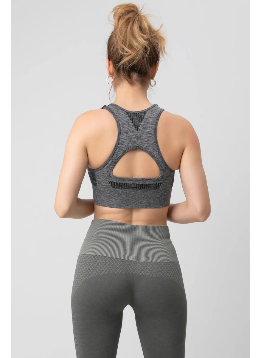 دو رى مى Seamless Swimmer Padded Sports Bra