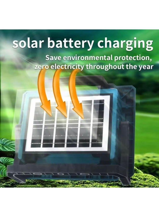 73Hours مصباح طوارئ يعمل بالطاقة الشمسية بقوة 800 واط مع لوحة شمسية منفصلة، ​​وخاصية التعتيم المستمر، وبطارية 10×18650 - مصباح عمل خارجي محمول - Image 3