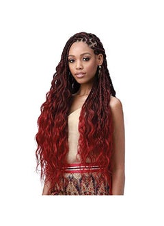BOBBI BOSS Multi Pack Deals! Synthetic Hair Braids Prefeathered 3X King Tips Body Wave 28" (3Pack 2)  - Image 2