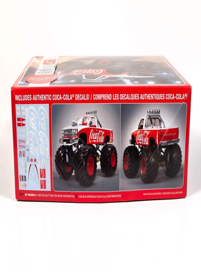 AMT Skill 2 Model Kit Chevrolet Silverado Monster Truck Coca-Cola 1/25 Scale Model - Image 3