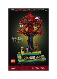 LEGO 21346 أفكار شجرة العائلة، فكرة هدية، ديكور مكتب المنزل، حامل عرض للصور والأغراض التذكارية، مجموعة بناء إبداعية للبالغين، نشاط مريح (1,040 قطعة)  - Image 2