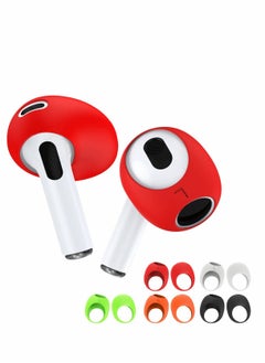 SYOSI Ear Tips Covers for AirPods 3, Fit in The Case, Anti Scratches/Slip/Dust/Shock, Silicone Accessories Compatible with 3rd Generation (5 Pairs/5 Colors)