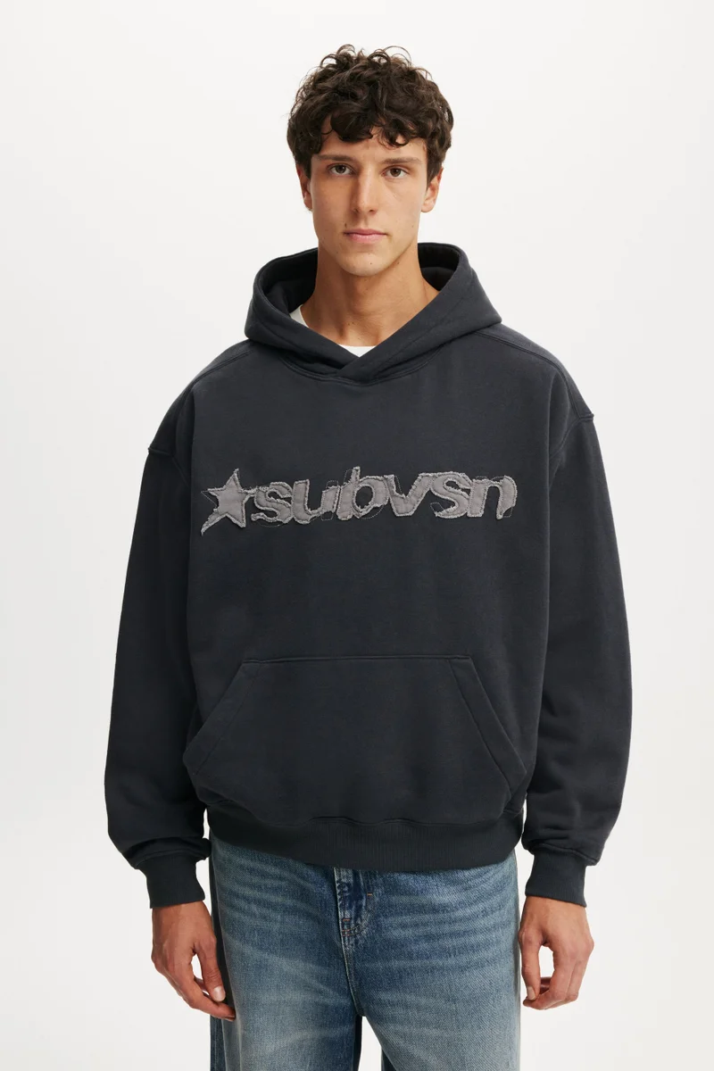 Cotton On BOX FIT GRAPHIC HOODIE