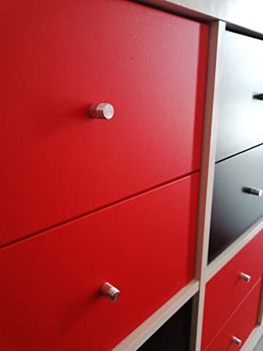 Livelynine 24 Inch Red Contact Paper for Cabinets Countertops Shelves Matte Red Wallpaper Peel and Stick Waterproof Kitchen Cabinet Covers Removable Wall Paper Red Vinyl Wrap for Cabinets 197L Large - Image 3