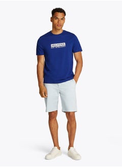 TOMMY HILFIGER Men's Graphic T-Shirt - Cotton, Blue  - Image 4