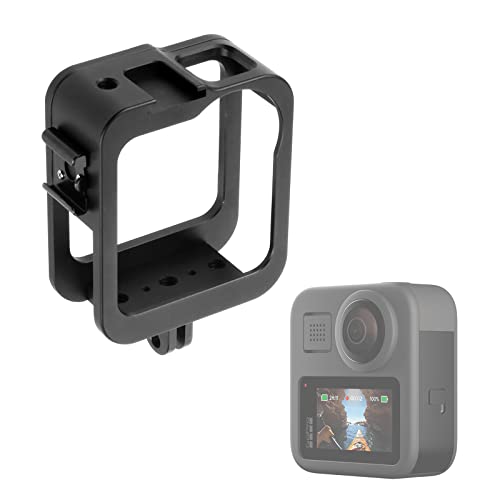 Sruim Accessories for Gopro Max Aluminum Alloy Case, Frame Protector Housing Shell with Hot Shoe Interface Compatible GoPro MAX Official Replacement Protective Lense - Image 1