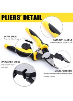Generic Wire Stripper Plier - 7-in-1 Multi-function Wire Stripping and Cutting Tool for Electric Cable Stripping, Cutting, and Crimping  - Image 5