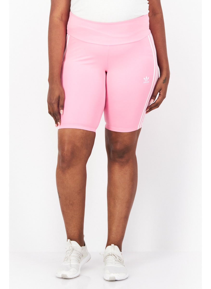 adidas Originals Women Plus Size Training Short, Pink  - Image 1