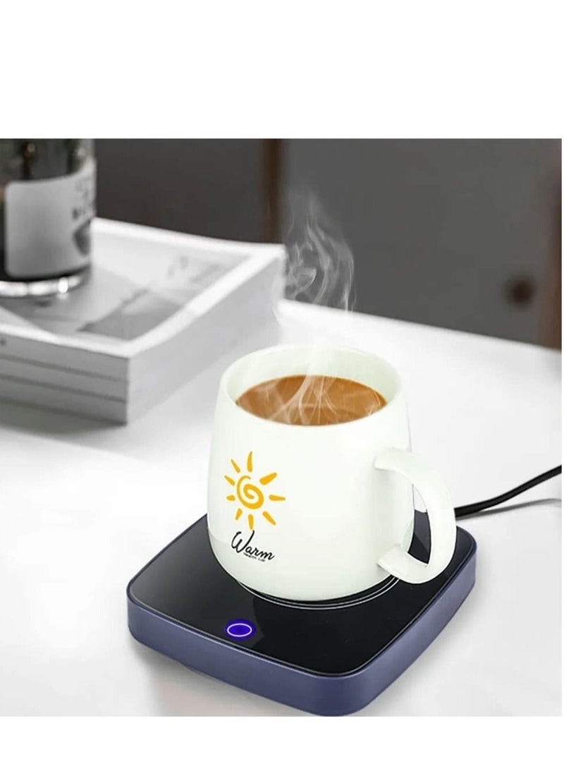 SYOSI Coffee Mug Warmer, Electric Coffee Warmer for Desk with Auto Shut Off, 3 Temperature Setting Smart Cup Warmer for Heating Coffee, Beverage, Milk, Tea and Hot Chocolate (No Cup) - Image 1