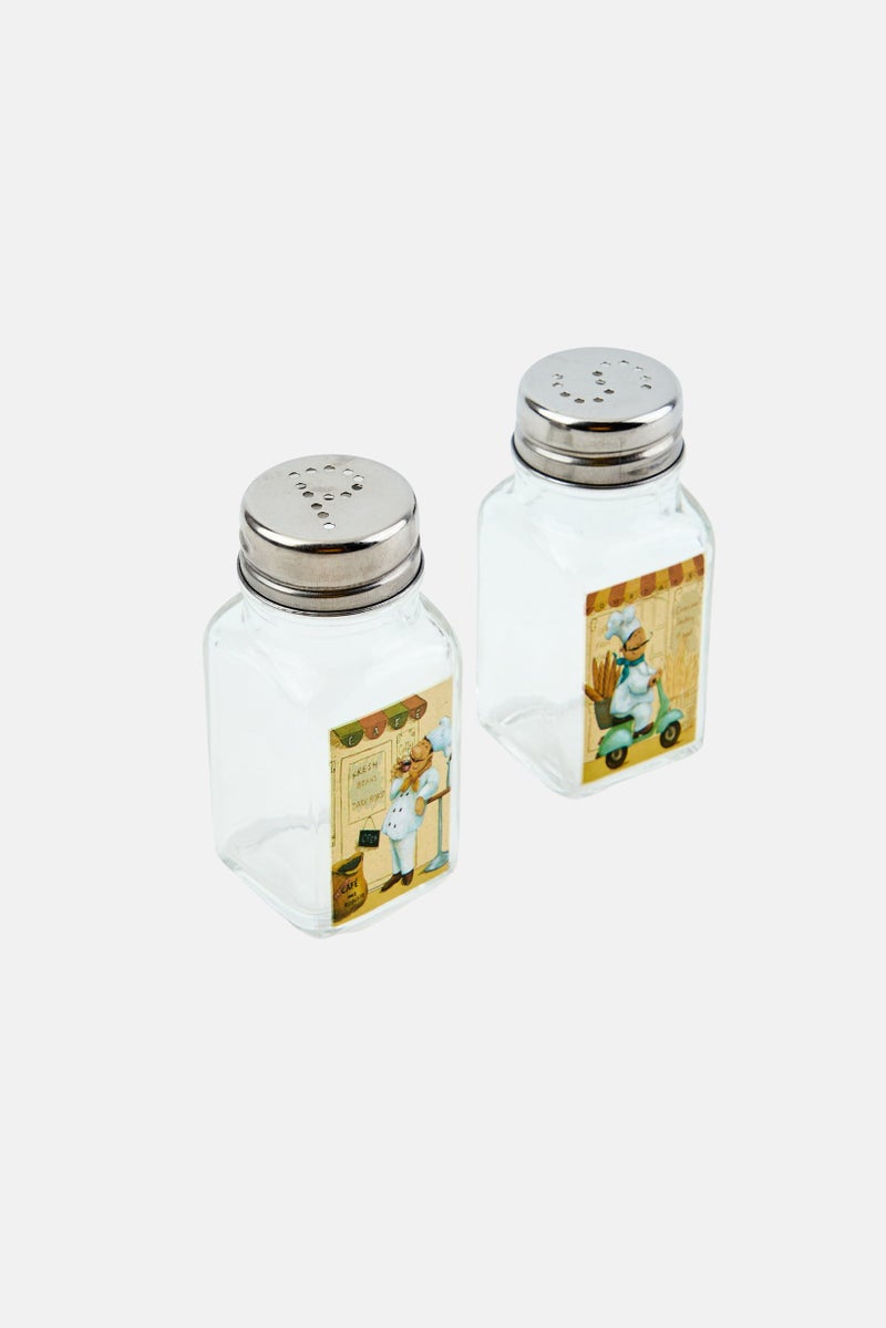 Precious Home 2 Pieces Chief Salt And Pepper 790ml, Transparent - Image 2