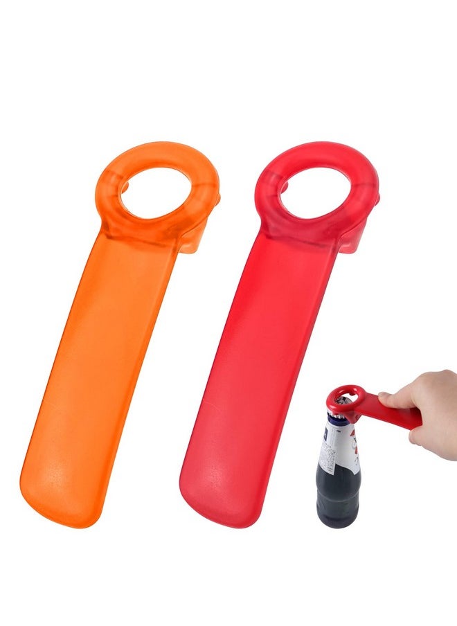 DonLeeving 2 PACK Jar Opener Jar Key Great for Kids and Arthritis and Carpal Tunnel Sufferers Easy Grip Jar Lid Opener Plastic Jar  - Image 1