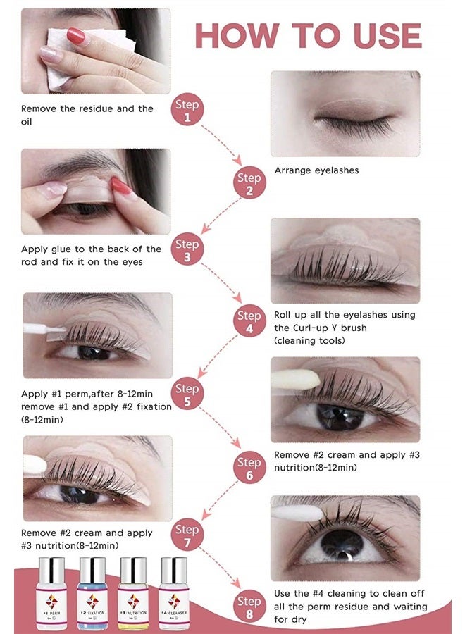 YIMEIR 2023 Upgraded Lash Lift Kit Eyelash Perm kit,YIMEIR Professional Salon Semi-Permanent Curling Set,Lash Lifting Tools Suitable For Salon 