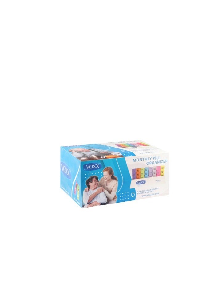 VOXX monthly pill organizer 