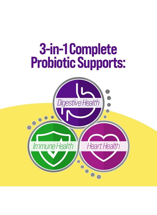 Culturelle Culturelle 3-in-1 Complete Probiotic Daily Formula, Once Per Day Probiotic Supplement, Helps Your Digestive System Work Better, Supports Natural Immune Defenses, Plus Omega 3's, Non-GMO, 30 Count - Image 5