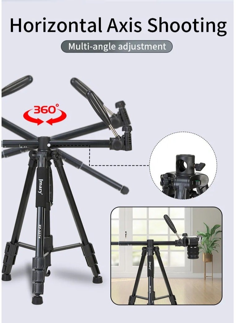Jmary KP-2274 Multi-Function Professional Tripod  Stable Support for Cameras - Image 3