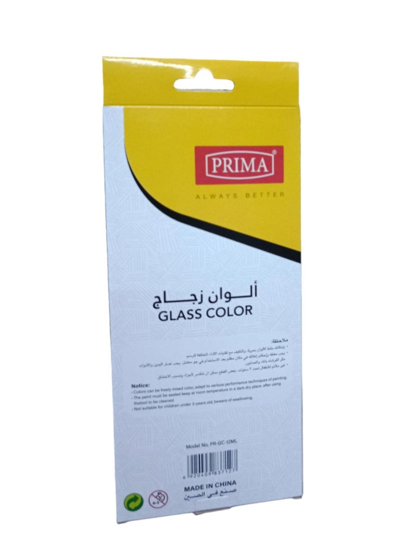PRIMA 12-Piece Glass Colours Multicolour  - Image 2