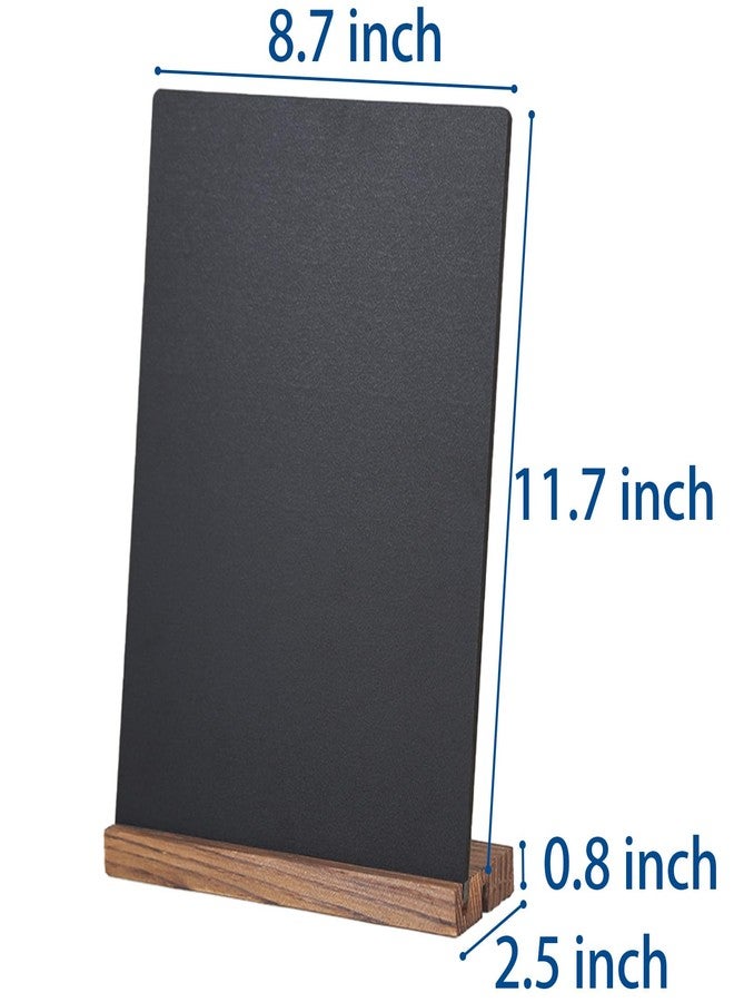 JDEA Desktop Chalkboard Sign with Wood Base, Small (1 Pack 8.7x12) - Image 4