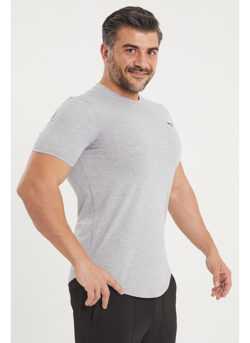 Gymwolves Sports Men's T-Shirt | Gray | T-Shirts | Workout Tanktop |  - Image 4