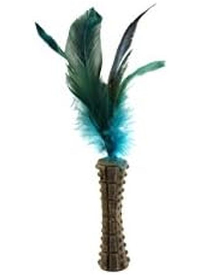 GIGWI - Catnip Johnny Stick With Natural Feather Cat Toy 7071 - Image 1