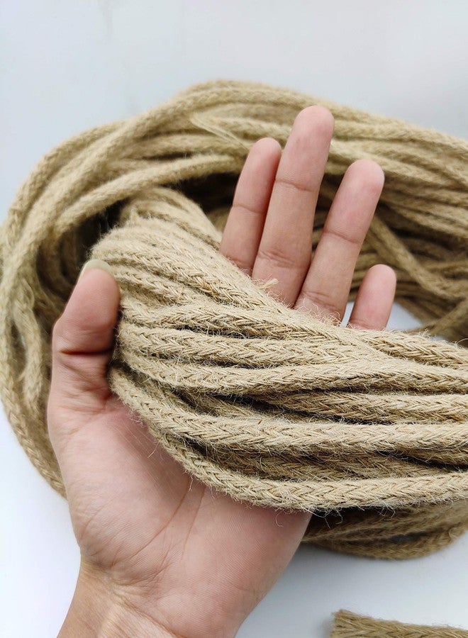 KnottyCord Natural Strong Jute Twine Rope (25mtr, 8mm) - Linen Rustic String Cord for DIY, Gardening, Decoration and Other Projects - Image 4