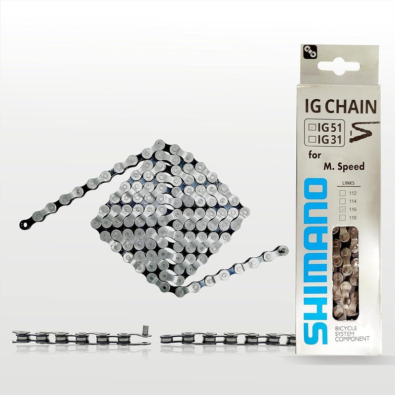 VENTA 6/7/8 Speed Steel Bicycle Chain for 6, 7, 8, 18, and 21-Speed Gear Cycles | 116 Links Narrow 1/2” x 3/32” Design | Durable Smooth Shifting MTB, Road & Mountain Bike Chain - Image 4