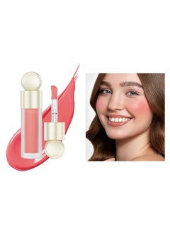 KWOLYKIM Liquid Blush Soft Velvet Cream Blush For Cheek Dew Finish Skin Tint Blush Makeup For Eye Lips  Cheek Long Lasting  Moisturizing NaturalLooking Peach Pink