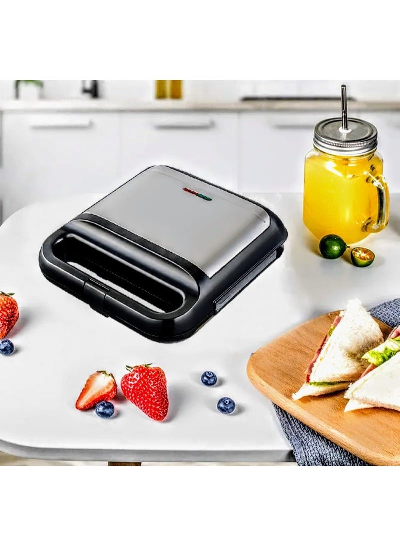 سوكاني صانعة ساندويتش سوكاني 1200 واط 9 في 1 (شكل تاني للتوست – دونت – جرل –وافل- كون ايس كريم – توست- جوزيه –بان كيك –كيك ورده) متعددة الاستخدامات الخامة الداخلية معدن مطلي تيفال – الخارجية استانلس في اكليرك معالج ضد الحرارة  (تقنية عالية من سوكاني وجديدة)sk-08049 - Image 4