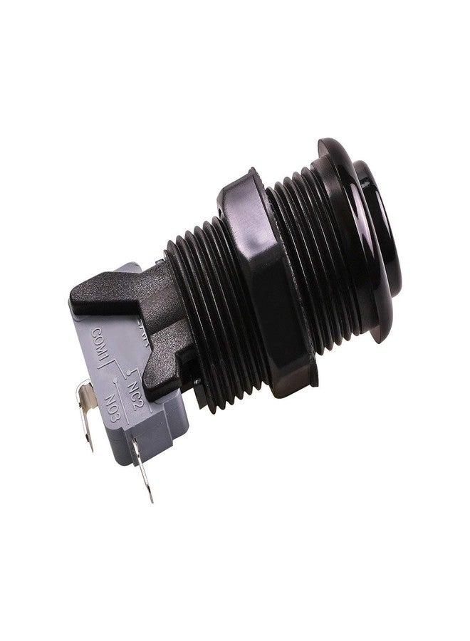 Reyann 6X Black Happ Type Standard Arcade Push Button with Microswitch for Mame/Jamma/Arcade Video Games - Image 3