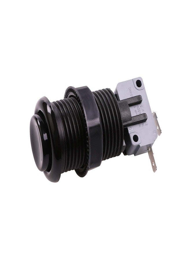 Reyann 6X Black Happ Type Standard Arcade Push Button with Microswitch for Mame/Jamma/Arcade Video Games - Image 2