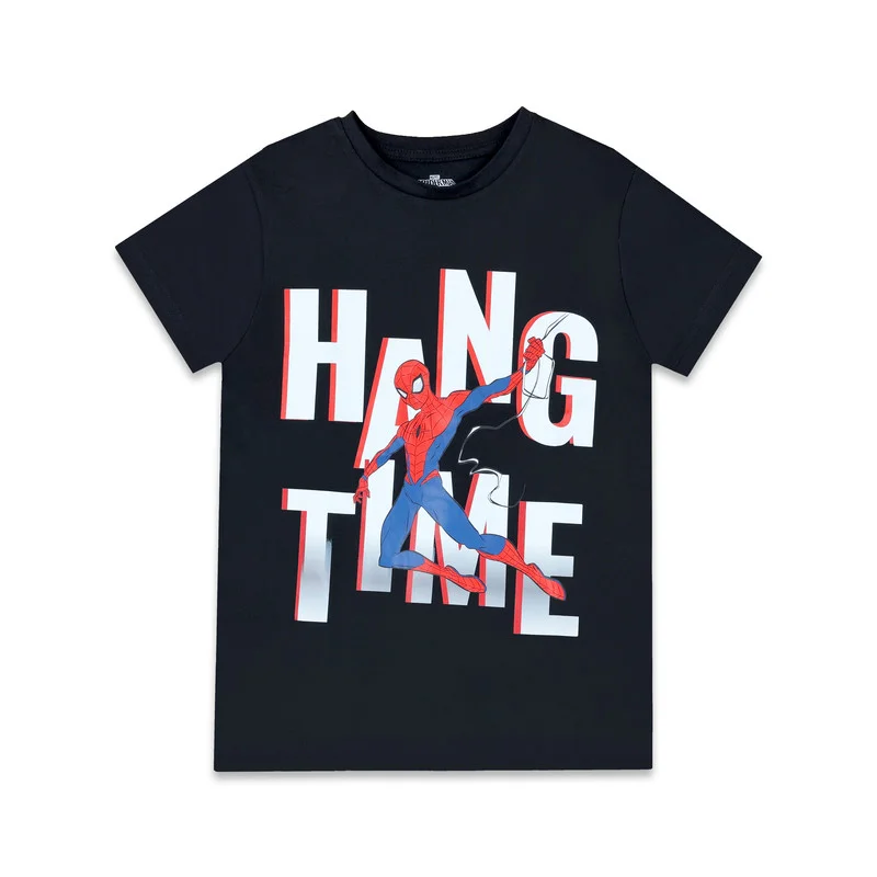 مارفل MARVEL Spiderman Kids Boy's Short Sleeve 100% Cotton T-Shirt