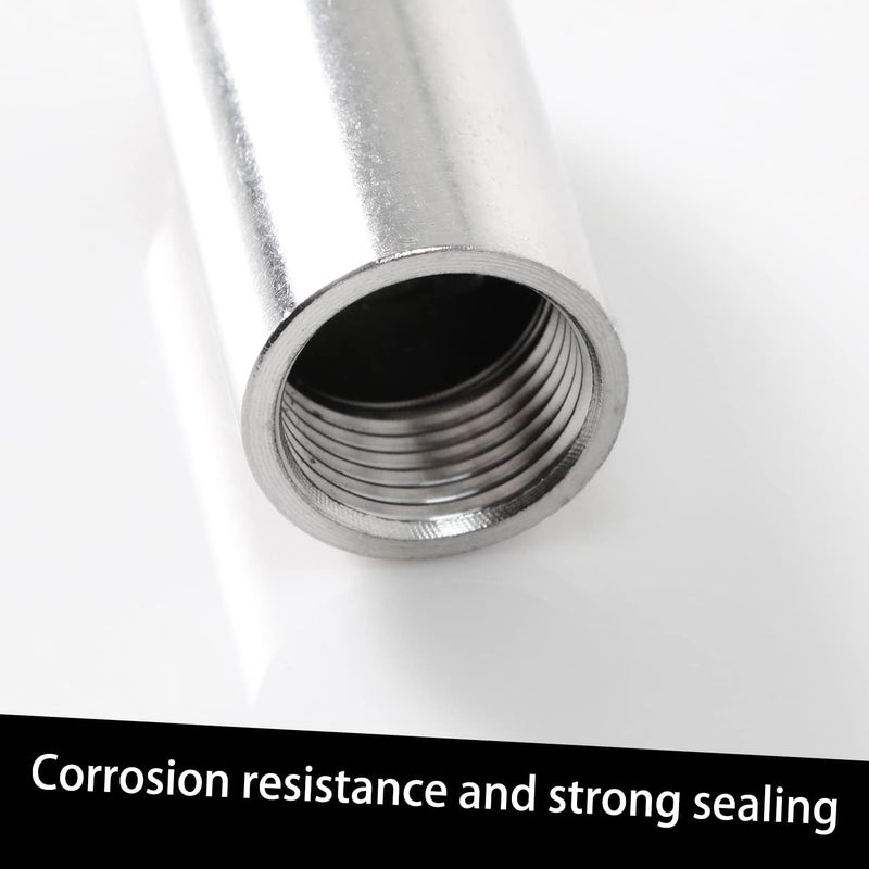 Aopin 2Pcs Shower Head Extension Pipes 304 Stainless Steel 1  2pt External Thread To 1  2pt Internal Thread 30mm Extension Water Pipe Connector - Image 4