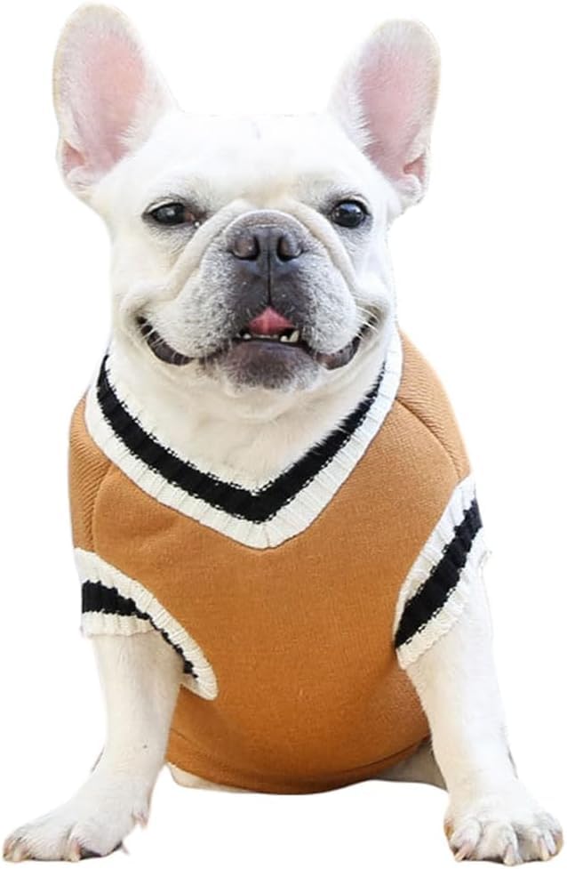 Lulala Pet Dog Sweater for Winter – Soft, Thick Knitwear Shirt Vest for Small Dogs, Classic Warm Puppy Sweater, Perfect for Cold Weather & Puppies, Comfortable & Cozy Dog Clothes - Image 2