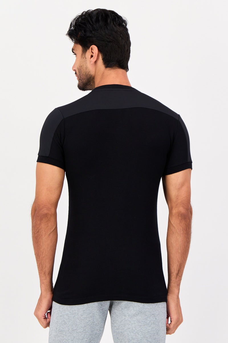 PUMA Men Slim Fit Short Sleeve Outdoor T-Shirt, Black - Image 3