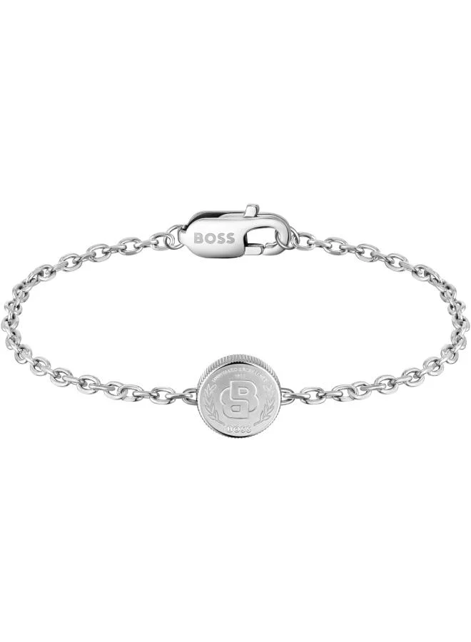 BOSS DOUBLE B COIN Stainless Steel with a Coin Charm