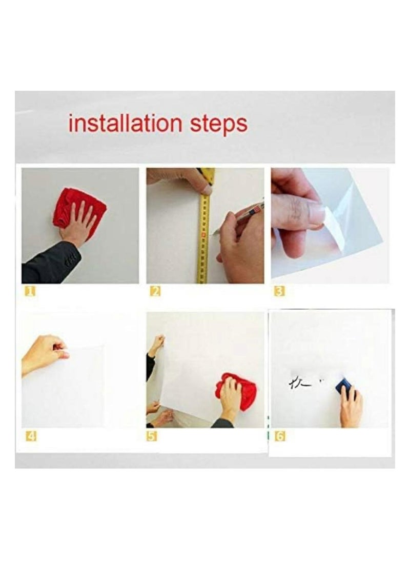 DECO - Self-adhesive whiteboard, 45 cm x 2 meters x 0.10 mm - Image 1