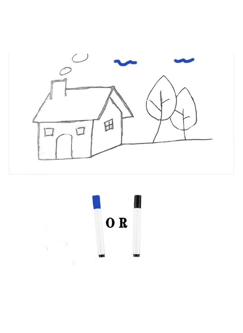 DECO - Self-adhesive whiteboard, 45 cm x 2 meters x 0.10 mm - Image 1
