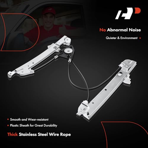 A-Premium Power Window Regulator Without Motor Compatible with Dodge Caliber 2007-2012 Hatchback Front Passenger Side - Image 3