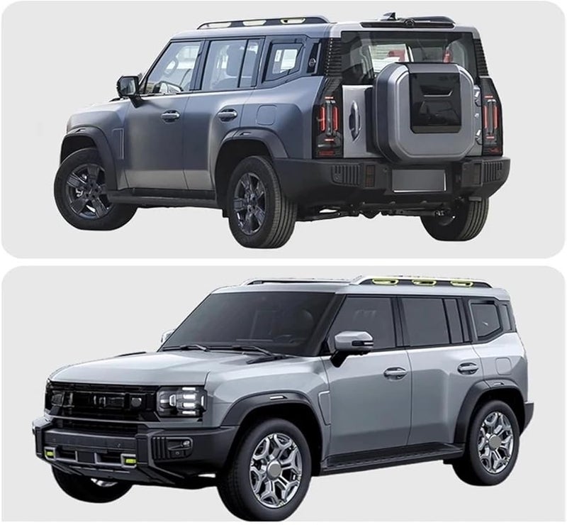 Jetour T2 2023 2024 سدادات الطين واقيات الرش الأمامية الخلفية جناح 4 قطع - Image 1