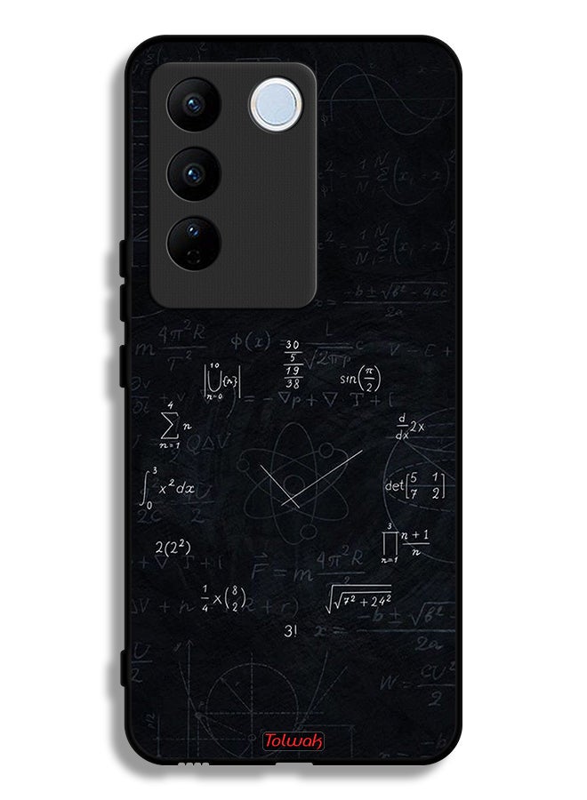 Tolwak Vivo V27 Pro Protective Case Cover Maths Clock - Image 1